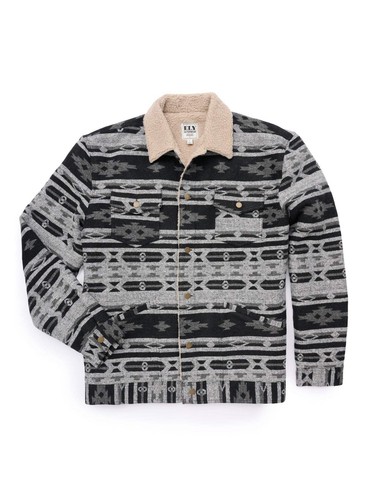 Men aztec jacket with - men's,